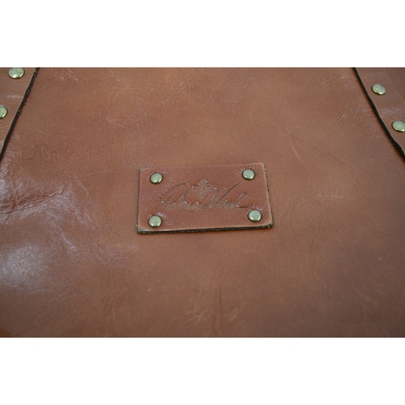 Patricia Nash Leather Tote Bag Studded Accents Shoulder Bag Large - Picture 2 of 15